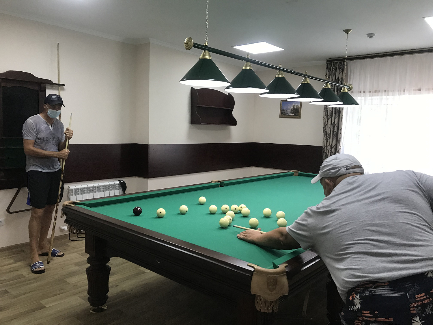 В санатории прошел турнир по бильярду