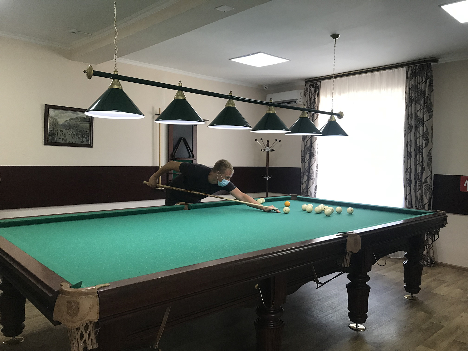 В санатории прошел турнир по бильярду