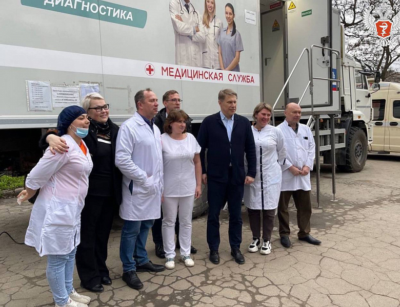 Михаил Мурашко посетил Донецкую и Луганскую народные республики с рабочим визитом