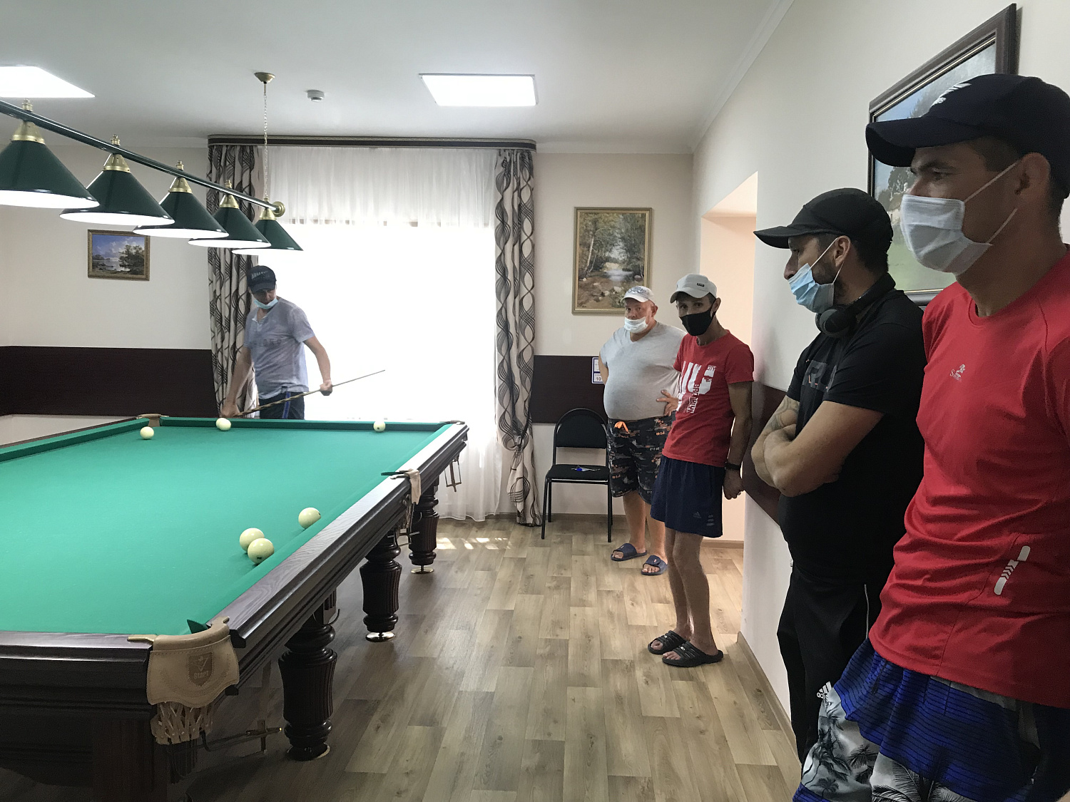 В санатории прошел турнир по бильярду