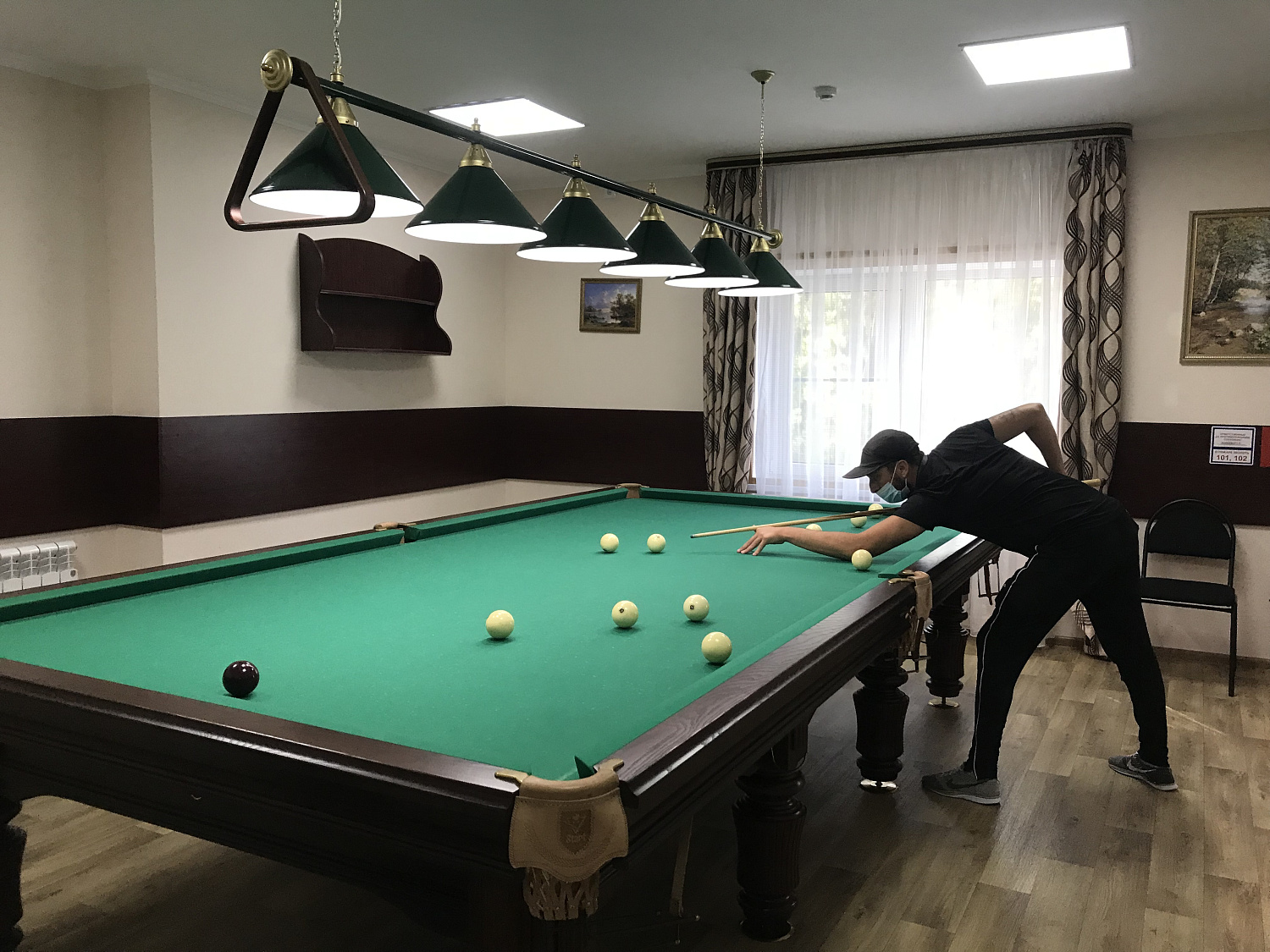 В санатории прошел турнир по бильярду